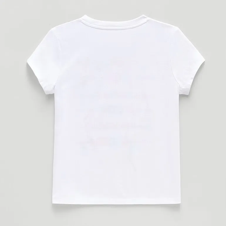 Thereabouts Little & Big Kid Girls Crew Neck Short Sleeve Classic Fit Graphic T-Shirt