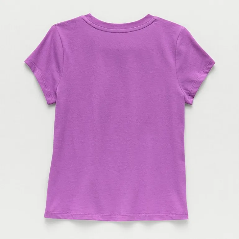 Thereabouts Little & Big Kid Girls Crew Neck Short Sleeve Classic Fit Graphic T-Shirt