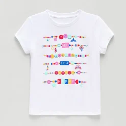 Thereabouts Little & Big Kid Girls Crew Neck Short Sleeve Classic Fit Graphic T-Shirt