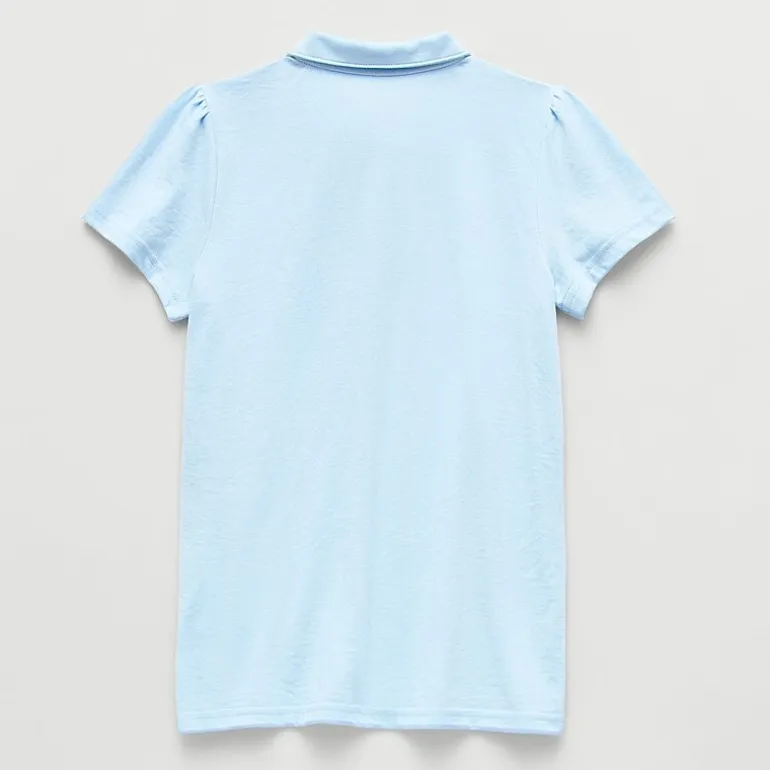 Thereabouts Little & Big Kid Girls Short Sleeve Regular Fit Polo Shirt
