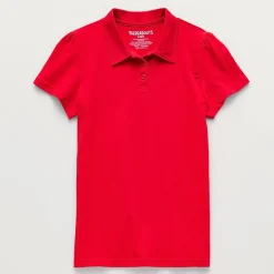 Thereabouts Little & Big Kid Girls Short Sleeve Regular Fit Polo Shirt
