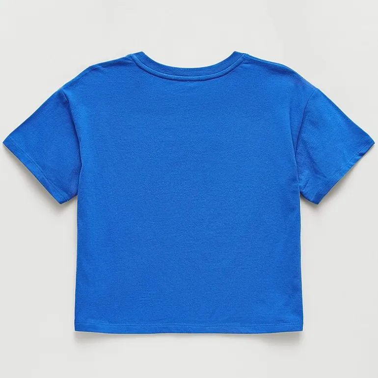 Thereabouts Little & Big Kid Girls Crew Neck Short Sleeve Boxy Fit Graphic T-Shirt