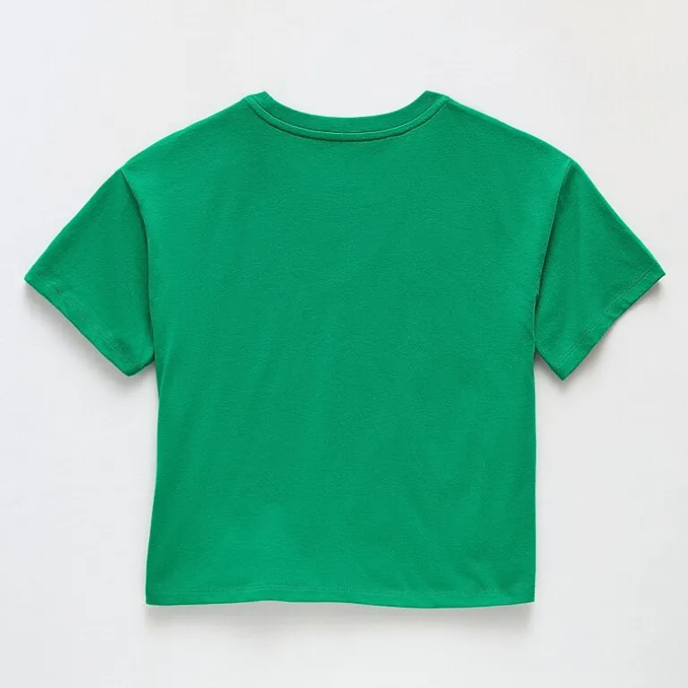 Thereabouts Little & Big Kid Girls Crew Neck Short Sleeve Boxy Fit Graphic T-Shirt