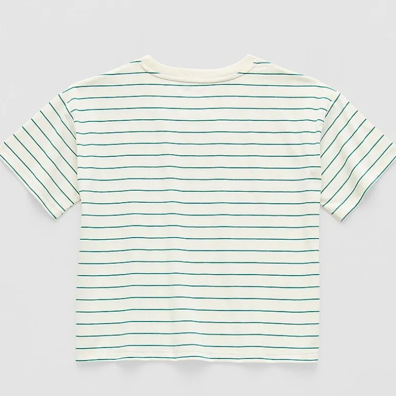 Thereabouts Little & Big Kid Girls Crew Neck Short Sleeve Boxy Fit Graphic T-Shirt