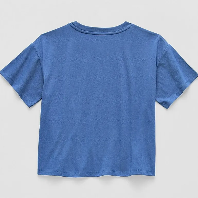 Thereabouts Little & Big Kid Girls Crew Neck Short Sleeve Boxy Fit Graphic T-Shirt