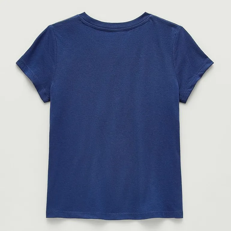 Thereabouts Little & Big Kid Girls Round Neck Short Sleeve T-Shirt