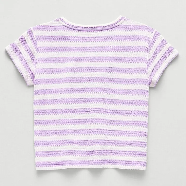Thereabouts Little & Big Kid Girls Crew Neck Short Sleeve T-Shirt