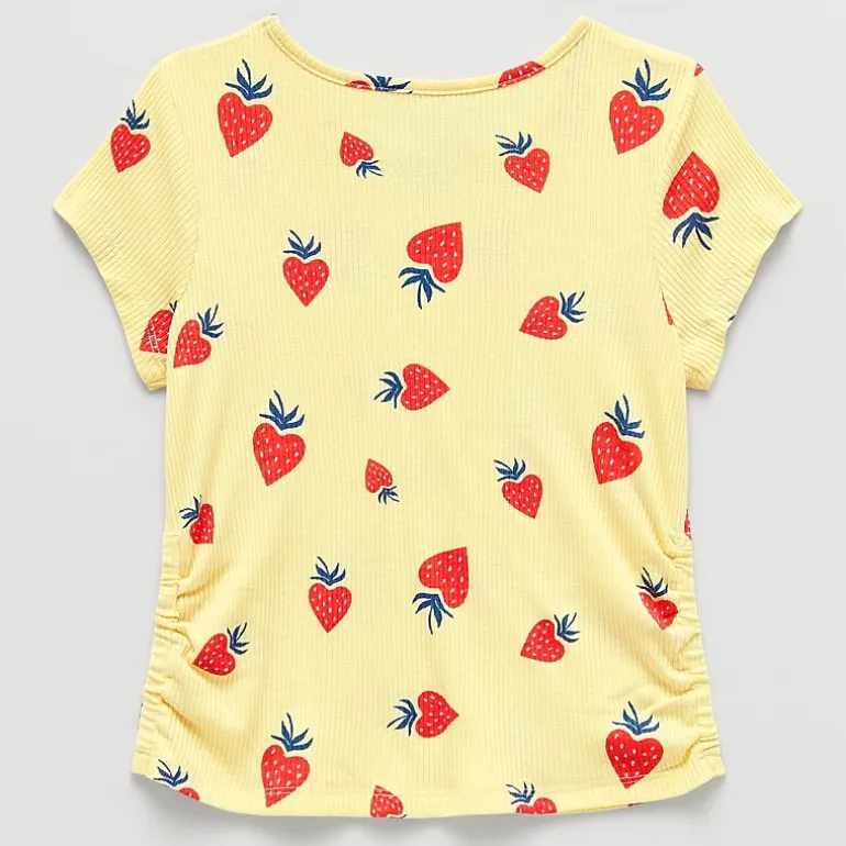 Thereabouts Little & Big Kid Girls Round Neck Short Sleeve T-Shirt