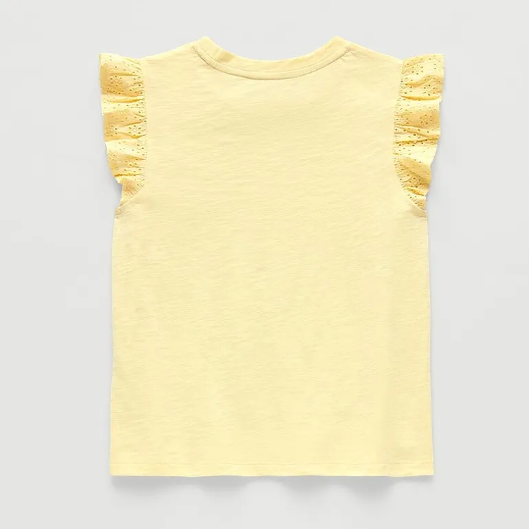Thereabouts Little & Big Kid Girls Crew Neck Short Sleeve Embroidered T-Shirt