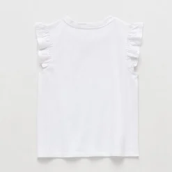 Thereabouts Little & Big Kid Girls Crew Neck Short Sleeve Embroidered T-Shirt