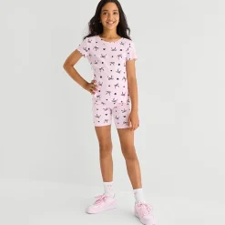 Thereabouts Little & Big Kid Girls Crew Neck Short Sleeve T-Shirt