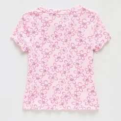 Thereabouts Little & Big Kid Girls Crew Neck Short Sleeve T-Shirt