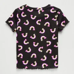 Thereabouts Little & Big Kid Girls Crew Neck Short Sleeve T-Shirt