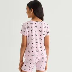 Thereabouts Little & Big Kid Girls Crew Neck Short Sleeve T-Shirt