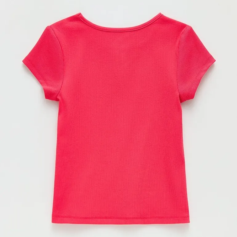 Thereabouts Little & Big Kid Girls Round Neck Short Sleeve T-Shirt
