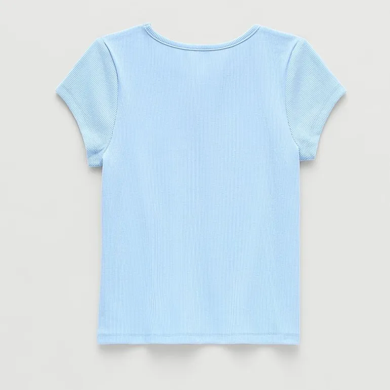 Thereabouts Little & Big Kid Girls Round Neck Short Sleeve T-Shirt