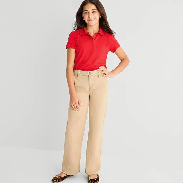 Thereabouts Little & Big Kid Girls Wide Leg Regular Fit Flat Front Pant