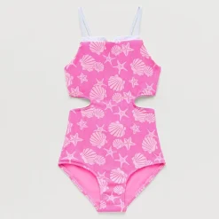 Thereabouts Little & Big Kid Girls Sleeveless One Piece Swimsuit