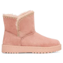 Thereabouts Little & Big Kid Girls Rose Faux Fur Lined Flat Heel Winter Boots