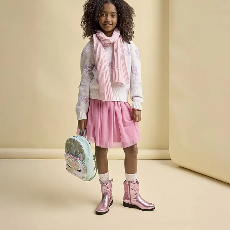 Thereabouts Little & Big Kid Girls Catalina Flat Heel Cowboy Boots