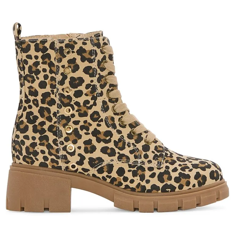 Thereabouts Little & Big Kid Girls Blakely Chunky Heel Motorcycle Boots