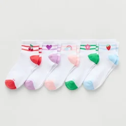 Thereabouts Little & Big Kid Girls Quarter Ankle Socks