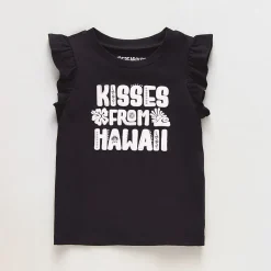 Thereabouts Little Girls Round Neck Short Sleeve T-Shirt