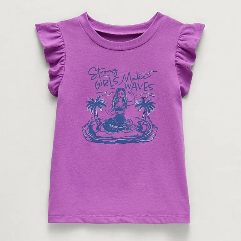 Thereabouts Little Girls Round Neck Short Sleeve T-Shirt