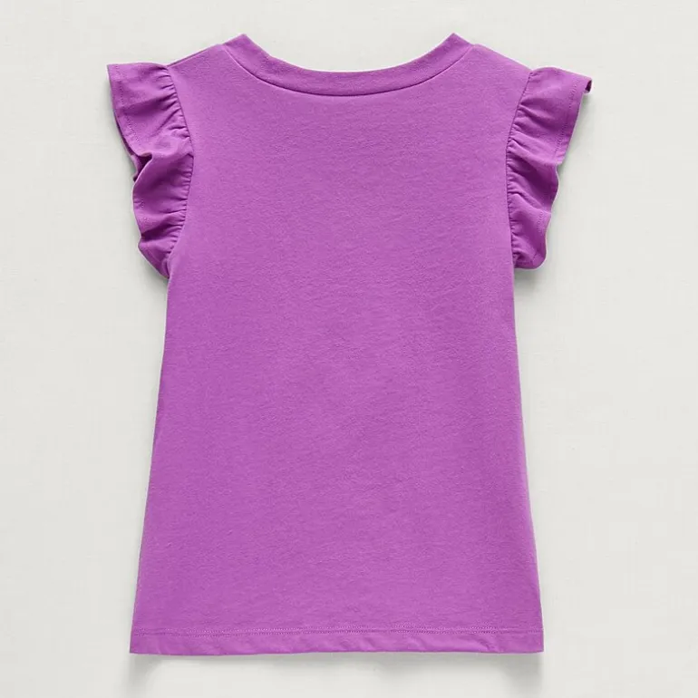 Thereabouts Little Girls Round Neck Short Sleeve T-Shirt