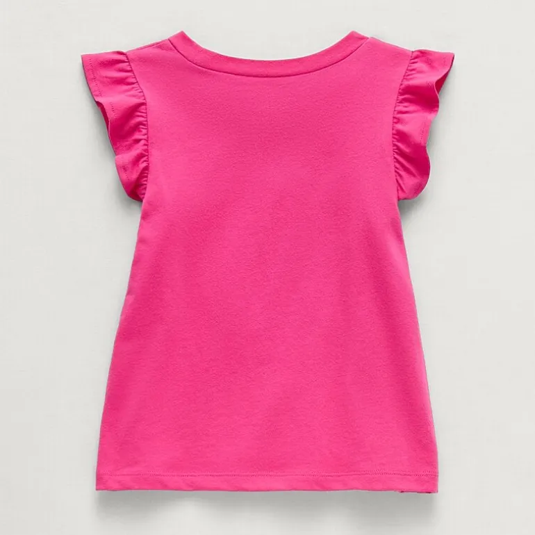 Thereabouts Little Girls Round Neck Short Sleeve T-Shirt