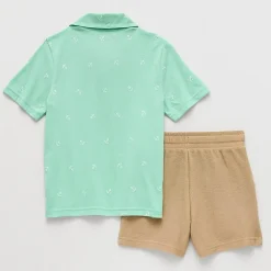 Thereabouts Polo Little Boys 2-pc. Short Set