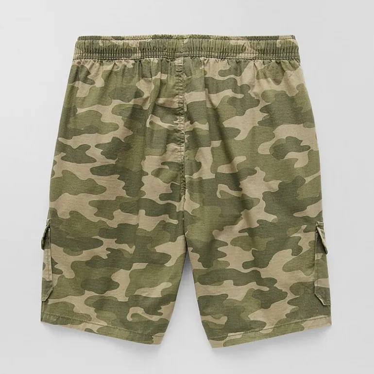 Thereabouts Pull-On Little & Big Kid Boys Adaptive Adjustable Waist Adjustable Features Easy-on + Easy-off Cargo Short