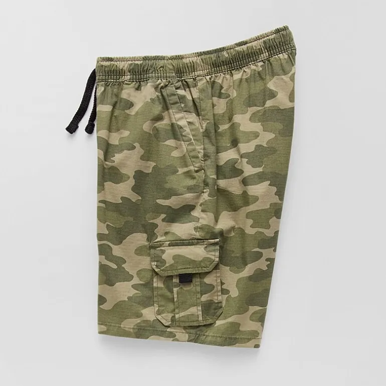 Thereabouts Pull-On Little & Big Kid Boys Adaptive Adjustable Waist Adjustable Features Easy-on + Easy-off Cargo Short