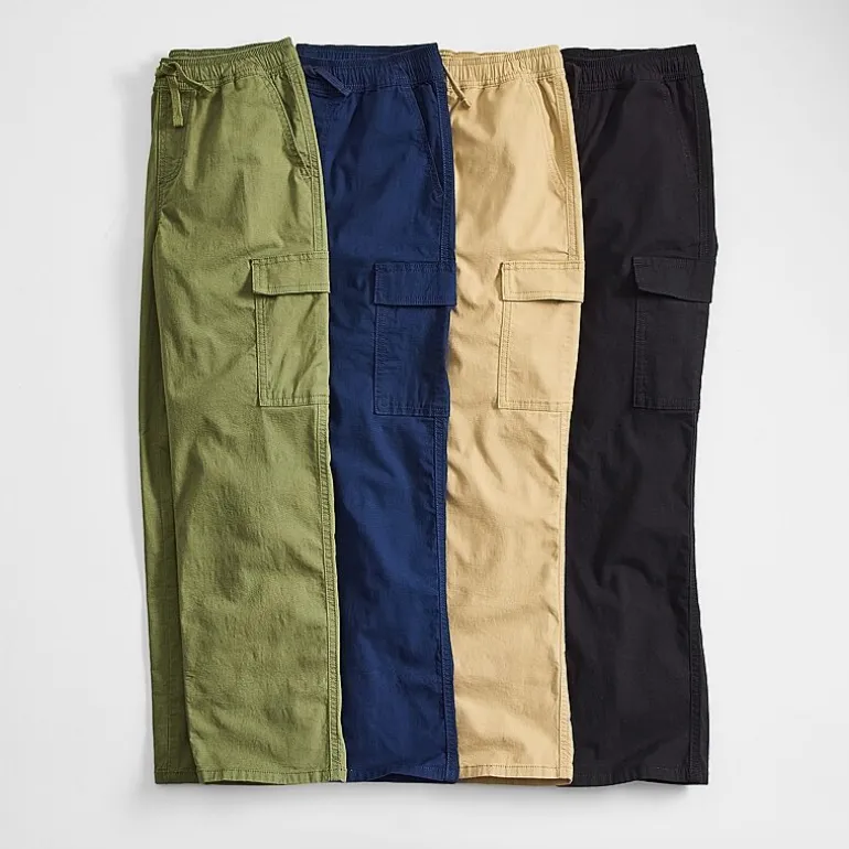 Thereabouts Pull-On Little & Big Kid Boys Drawstring Waist Straight Cargo Pant