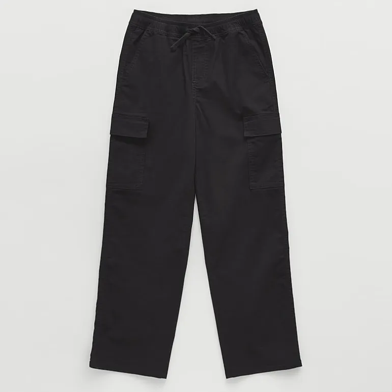Thereabouts Pull-On Little & Big Kid Boys Drawstring Waist Straight Cargo Pant