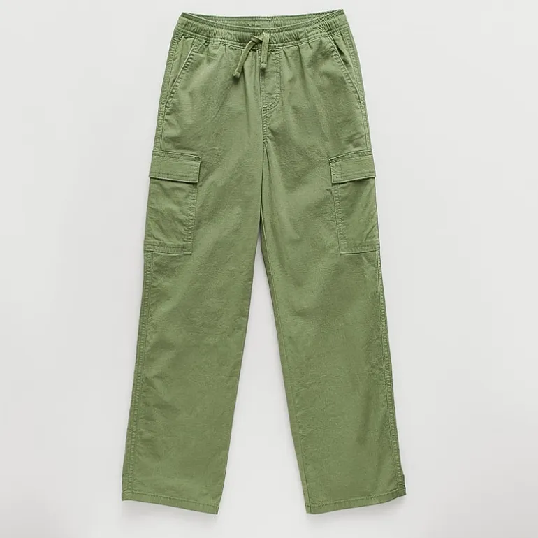 Thereabouts Pull-On Little & Big Kid Boys Drawstring Waist Straight Cargo Pant