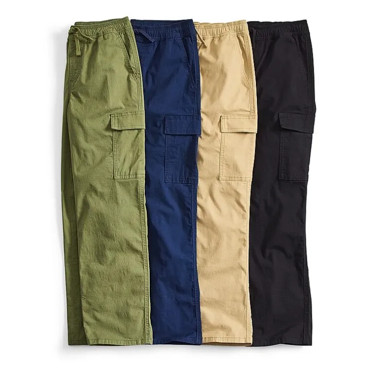 Thereabouts Pull-On Little & Big Kid Boys Drawstring Waist Straight Cargo Pant