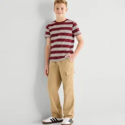 Thereabouts Pull-On Little & Big Kid Boys Drawstring Waist Straight Cargo Pant