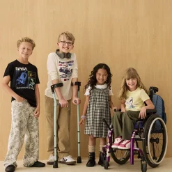 Thereabouts Pull-On Little & Big Kid Boys Adaptive Easy-on + Easy-off Seated Wear Straight Cargo Pant