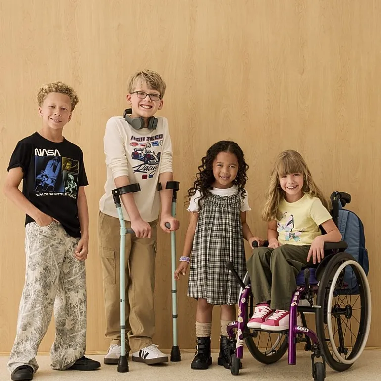 Thereabouts Pull-On Little & Big Kid Boys Adaptive Easy-on + Easy-off Seated Wear Straight Cargo Pant