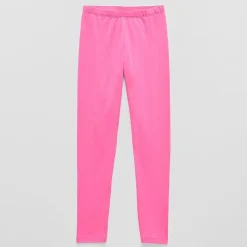Thereabouts Solid Little & Big Kid Girls Knit Full Length Leggings