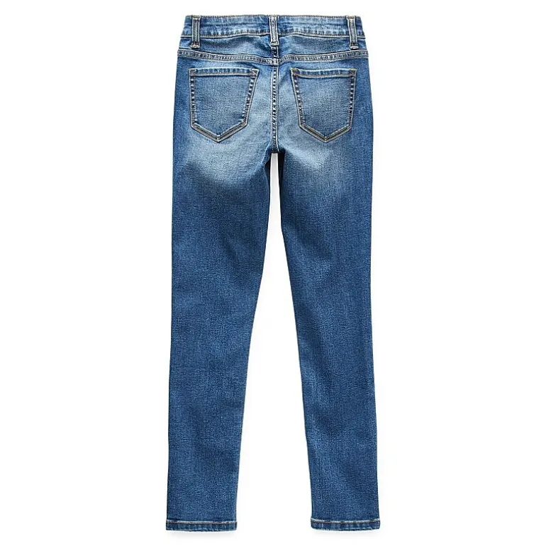 Thereabouts Superflex Little & Big Kid Girls Adjustable Waist Stretch Fabric Skinny Fit Denim Jean