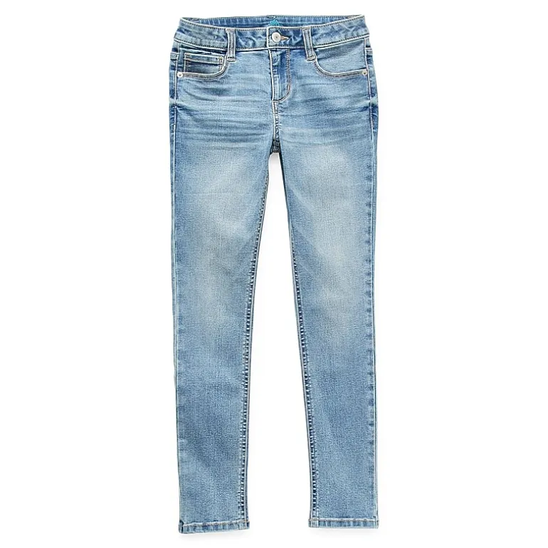 Thereabouts Superflex Little & Big Kid Girls Adjustable Waist Stretch Fabric Skinny Fit Denim Jean