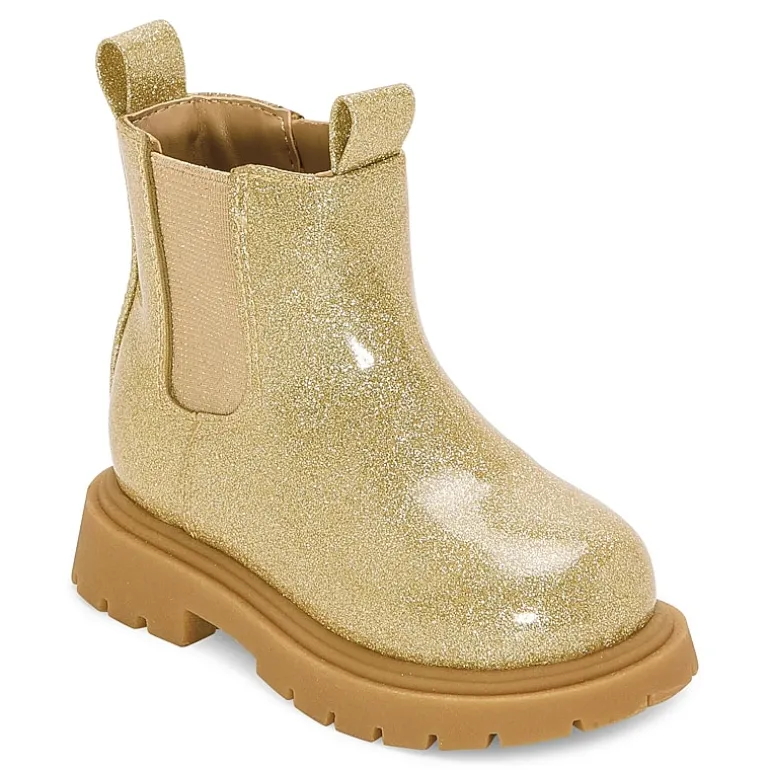 Thereabouts Toddler Girls Lil Elisa Flat Heel Chelsea Boots
