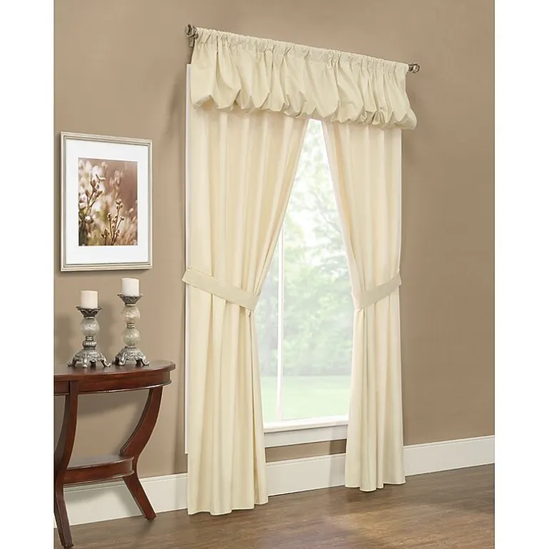 THERMALOGIC™ Prescott Thermalogic 5pc Rod Pocket Energy Saving Light-Filtering Set of 2 Curtain Panel