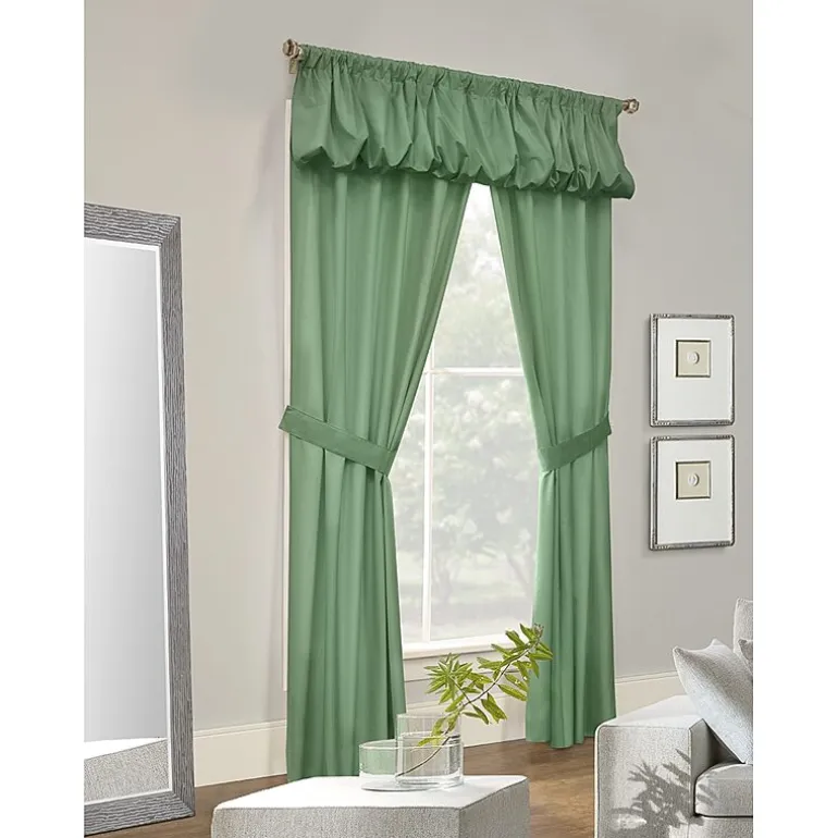 THERMALOGIC™ Prescott Thermalogic 5pc Rod Pocket Energy Saving Light-Filtering Set of 2 Curtain Panel