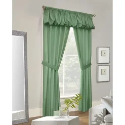 THERMALOGIC™ Prescott Thermalogic 5pc Rod Pocket Energy Saving Light-Filtering Set of 2 Curtain Panel