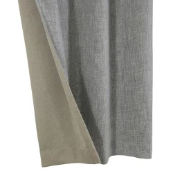 Thermaplus Duo Vice Versa Grommet Top 100% Blackout Single Curtain Panel