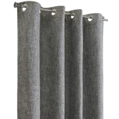 Thermaplus Duo Vice Versa Grommet Top 100% Blackout Single Curtain Panel