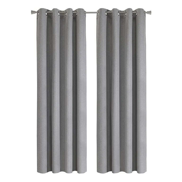 Thermaplus Duo Vice Versa Grommet Top 100% Blackout Single Curtain Panel